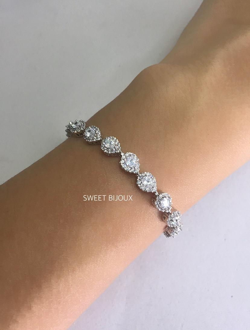 Pulseira Gota de Zircônia 162471F