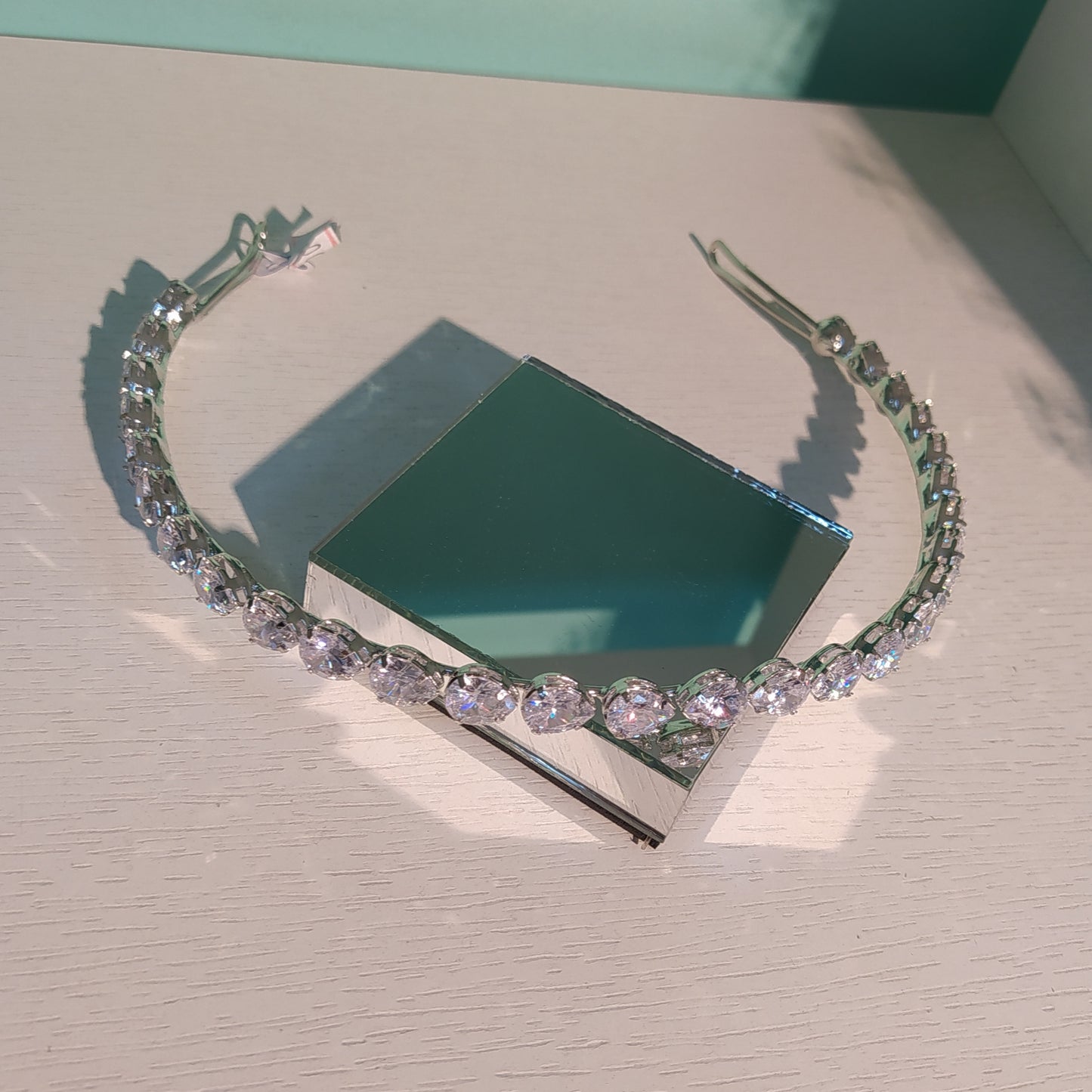 Tiara gotinhas de zircônia 12D53CB