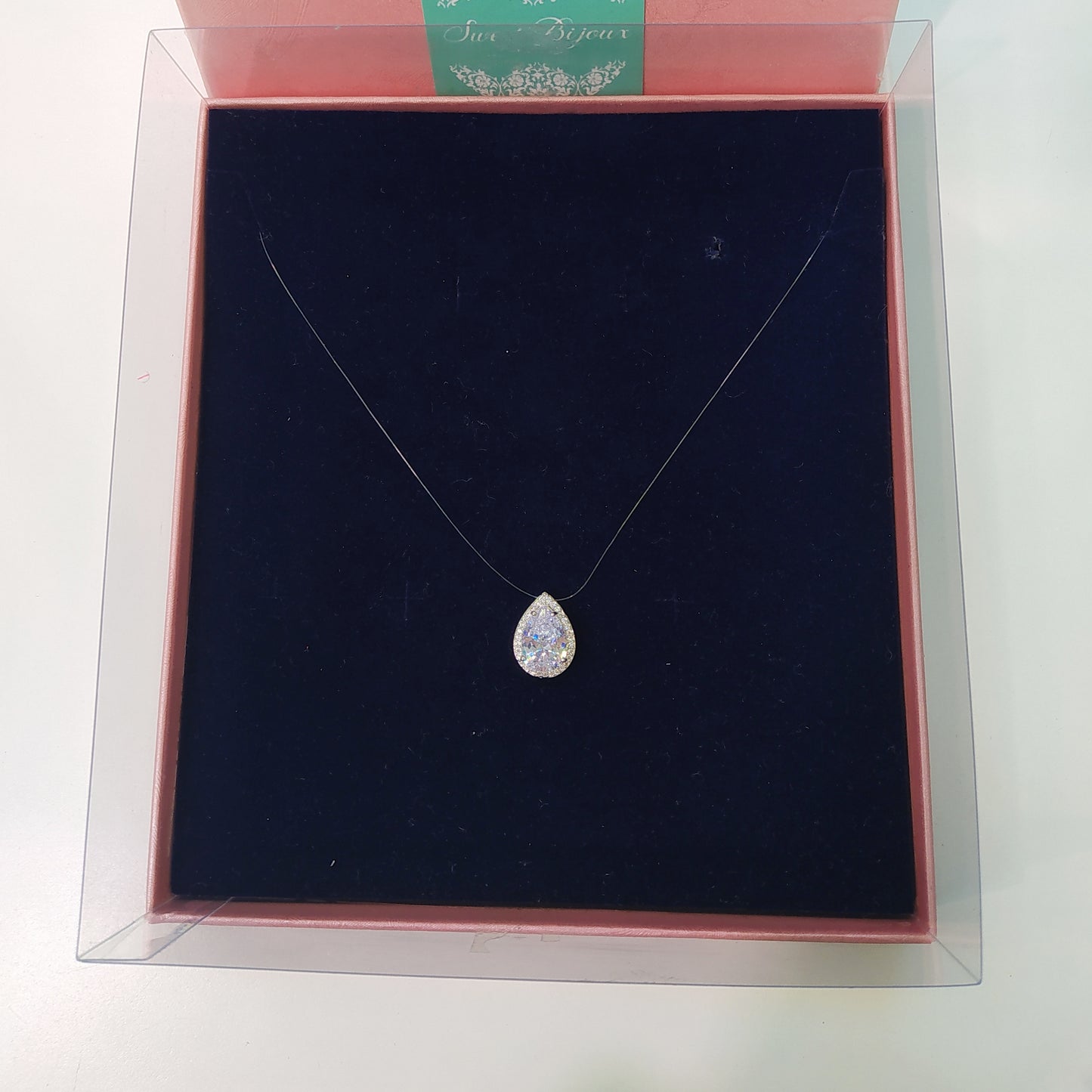 Colar ponto de luz gota 1AFA628