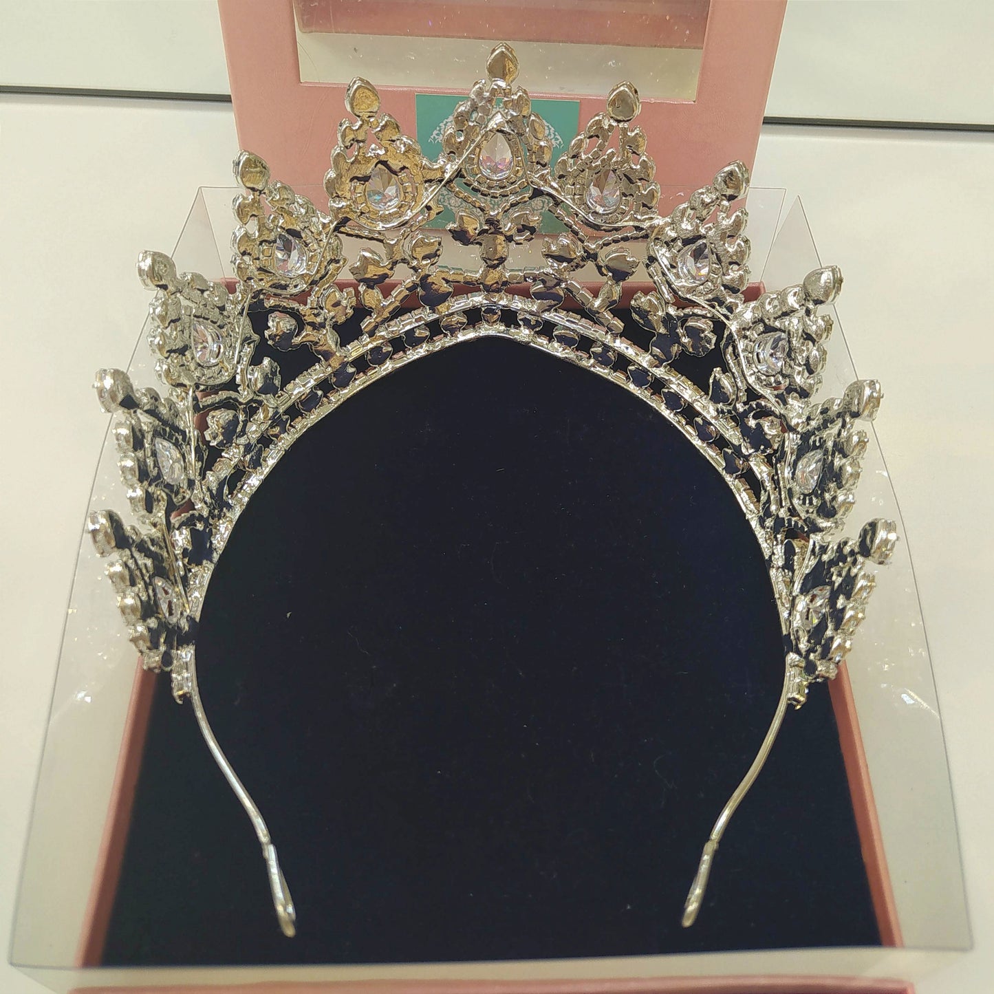 Coroa de miss e noiva com zircônia 146CCFC