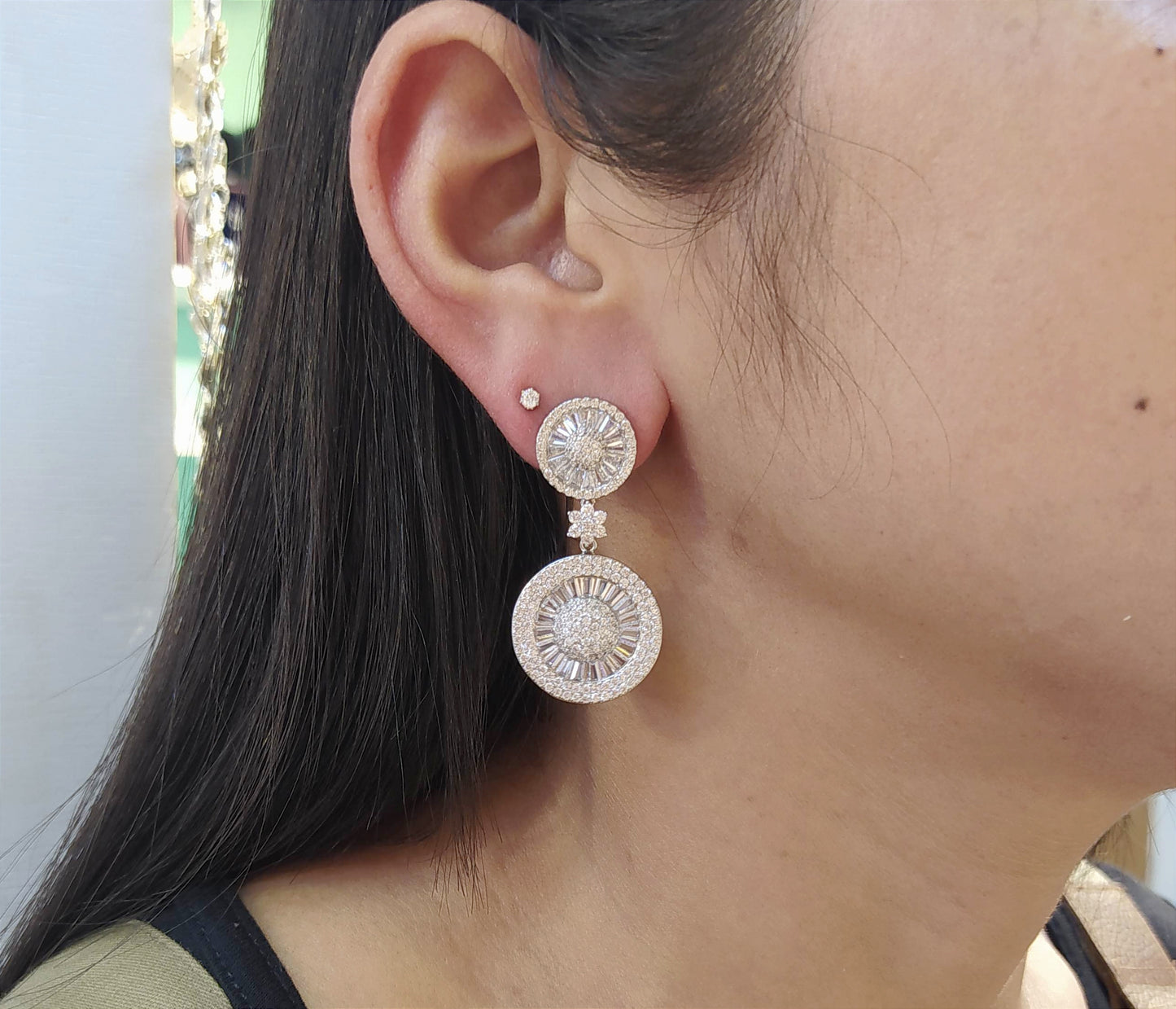 Brinco de zircônia 1D56F90