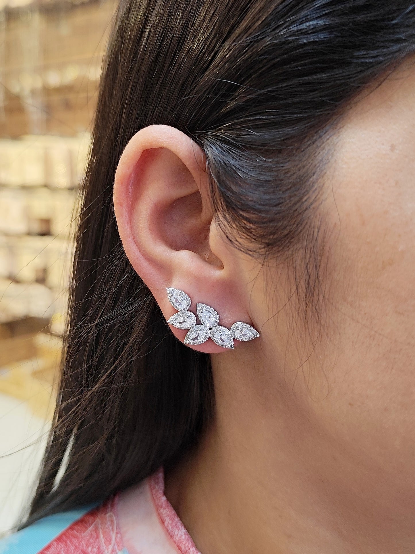 Brinco earcuff de zircônia 1BF949D