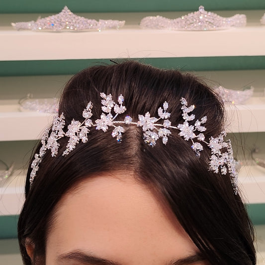 Tiara maleável de zircônia 2032ACB