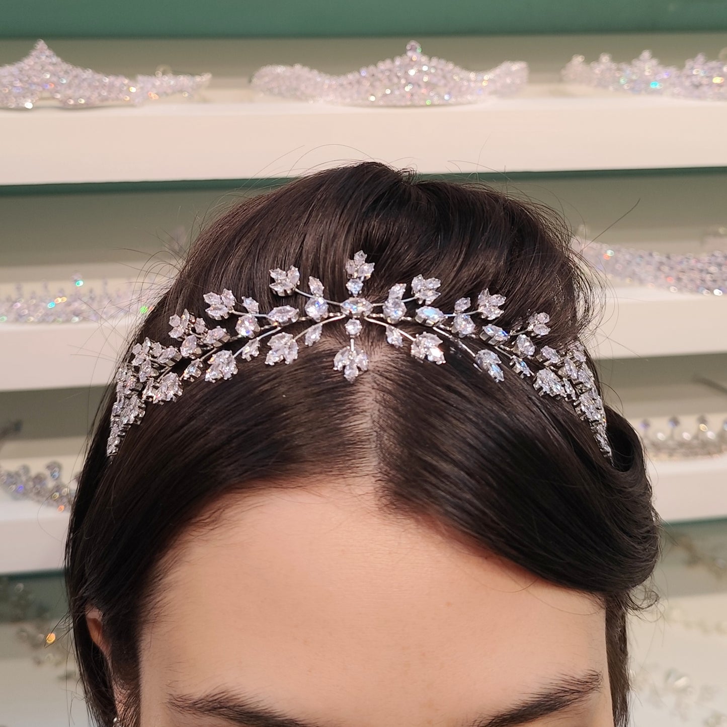 Tiara Maleável de Zircônia 1D78260