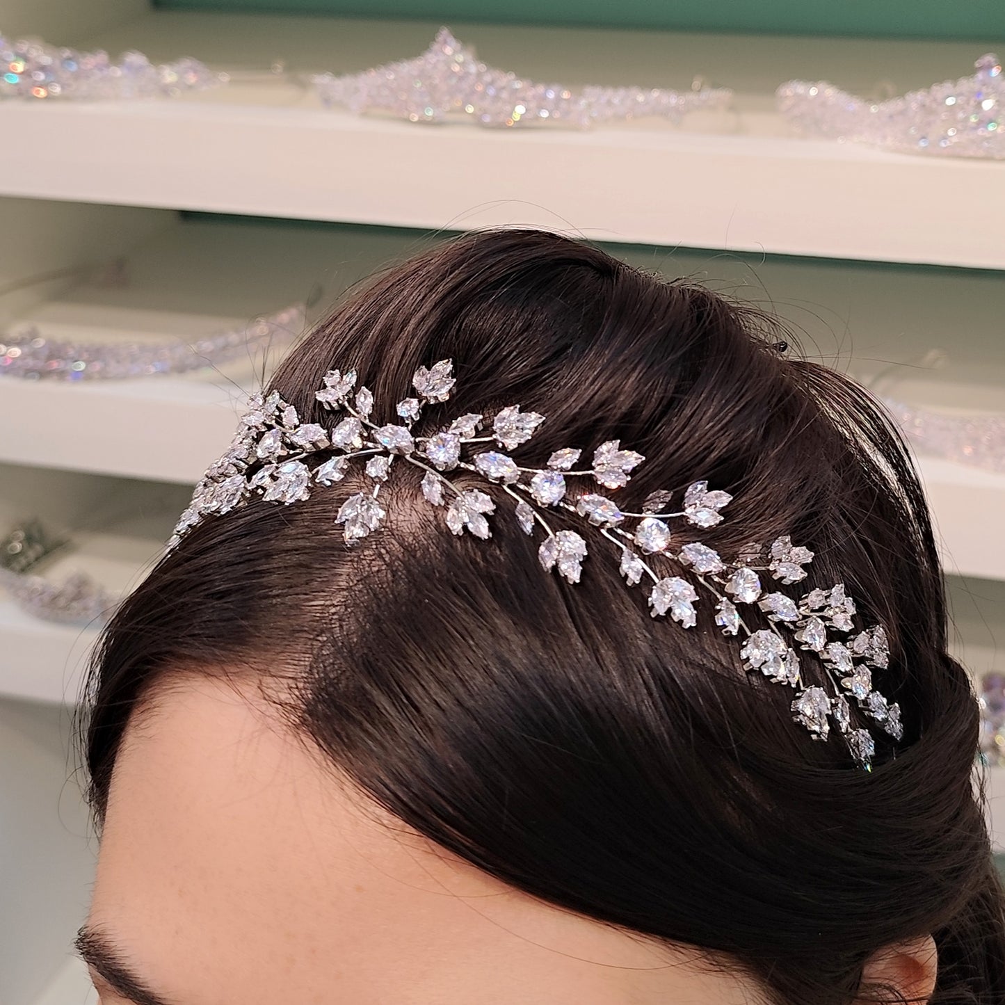 Tiara Maleável de Zircônia 1D78260