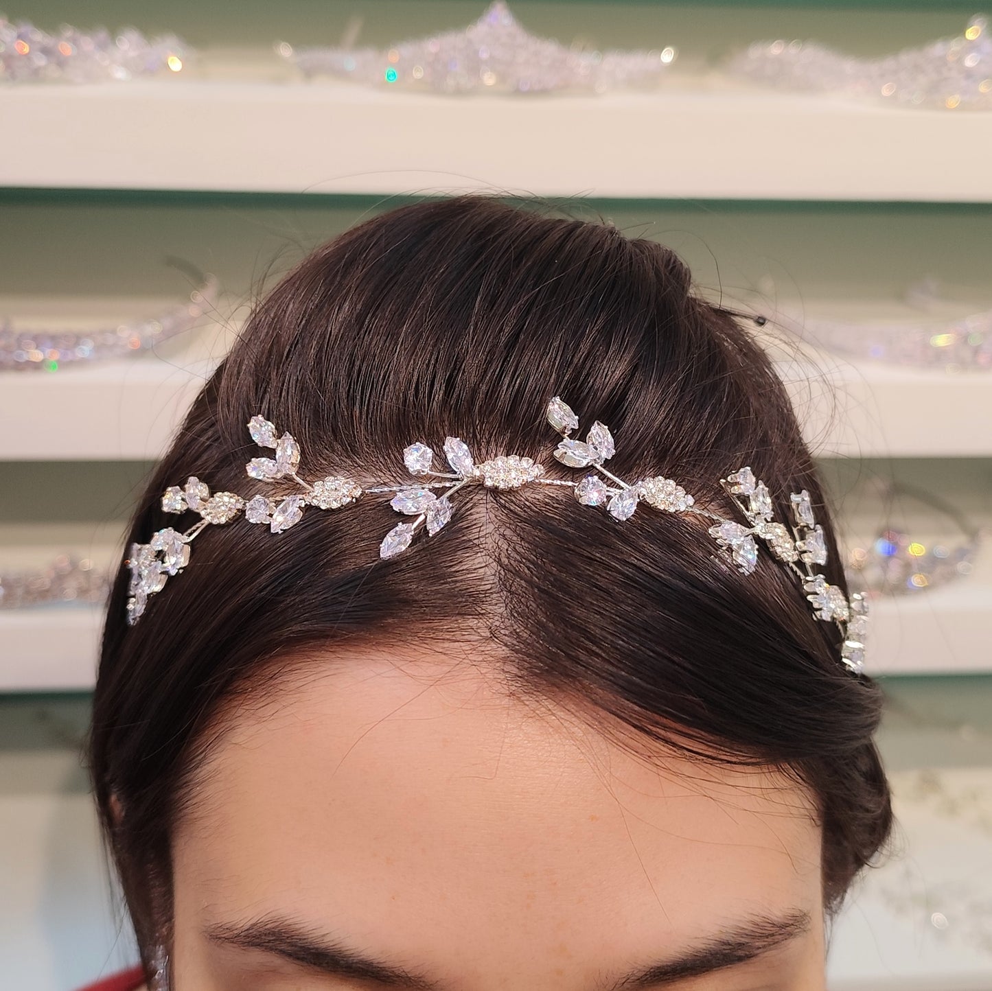 Tiara maleável de zircônia 1AF0F51