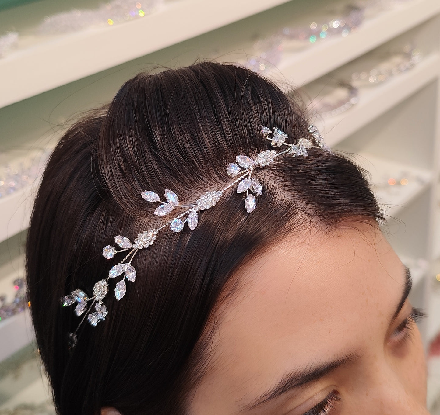 Tiara maleável de zircônia 1AF0F51