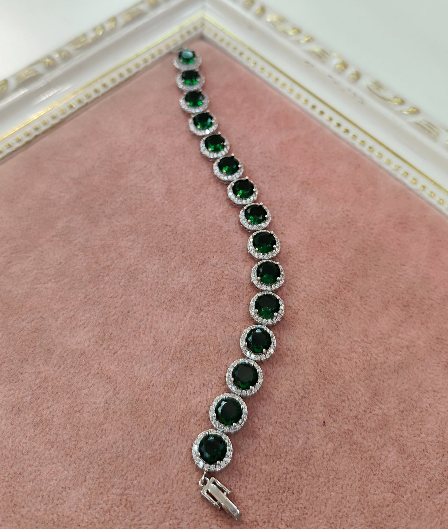 Pulseira de zircônia verde 207F390