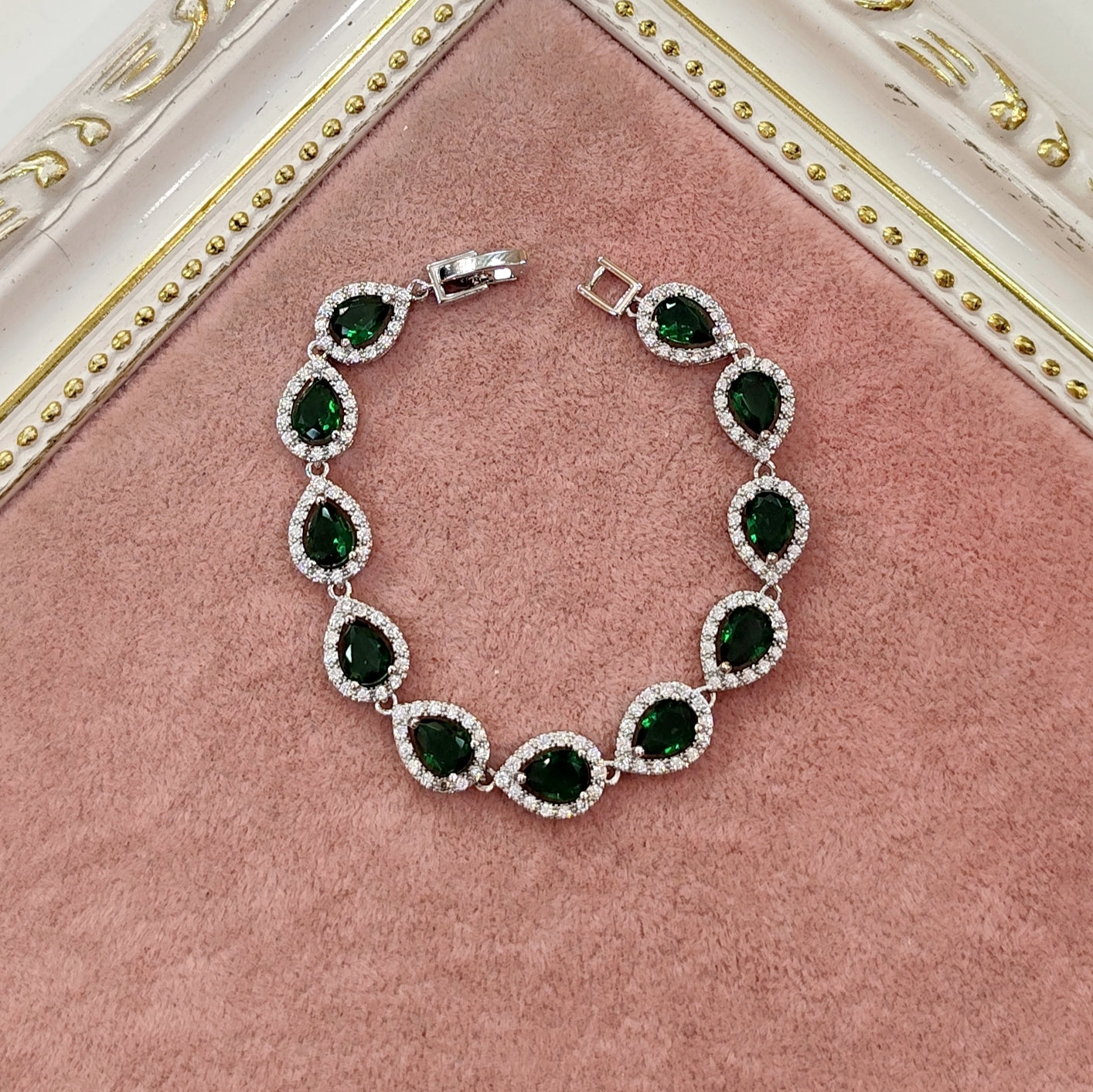Pulseira de zircônia verde 207F3C3