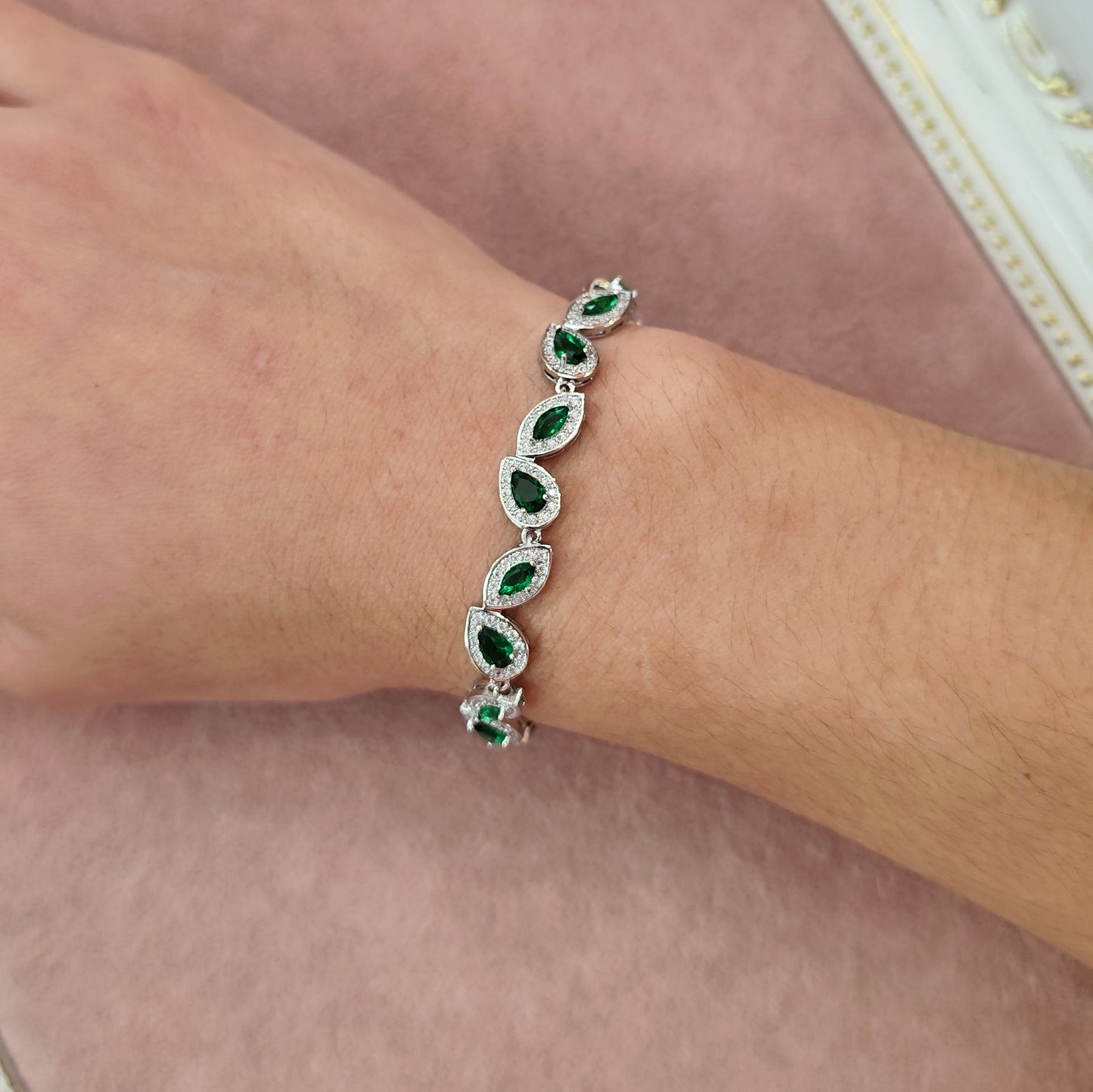 Pulseira de zircônia verde 207F45D