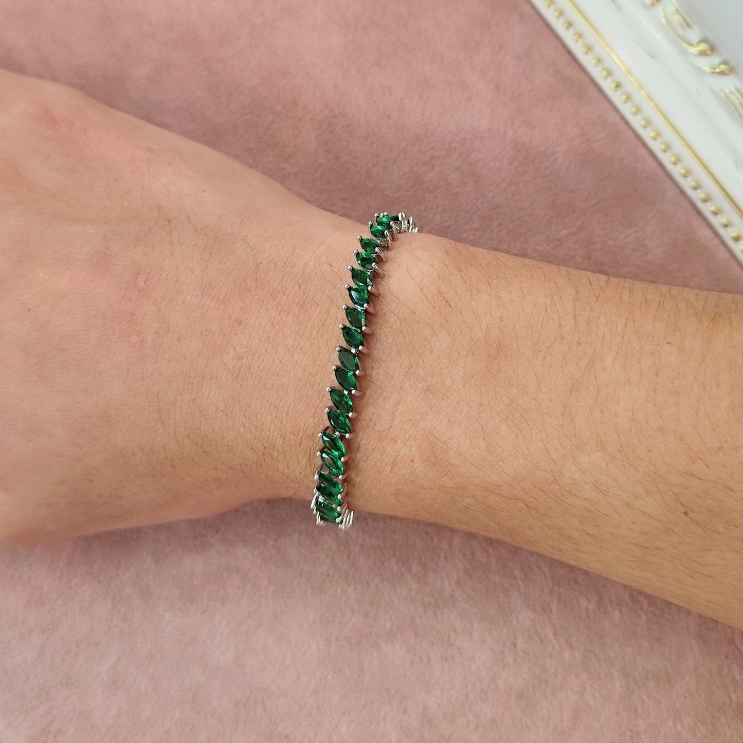 Pulseira de zircônia verde 207F3A5