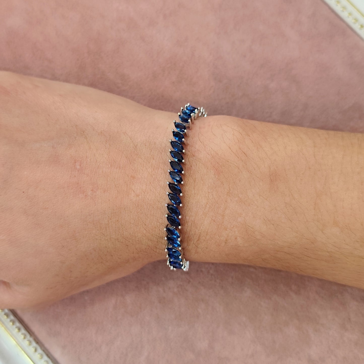 Pulseira de zircônia azul 207F56F