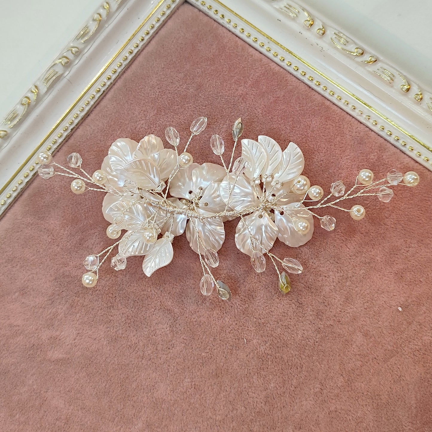 Arranjo flor de madripérola 2035C19