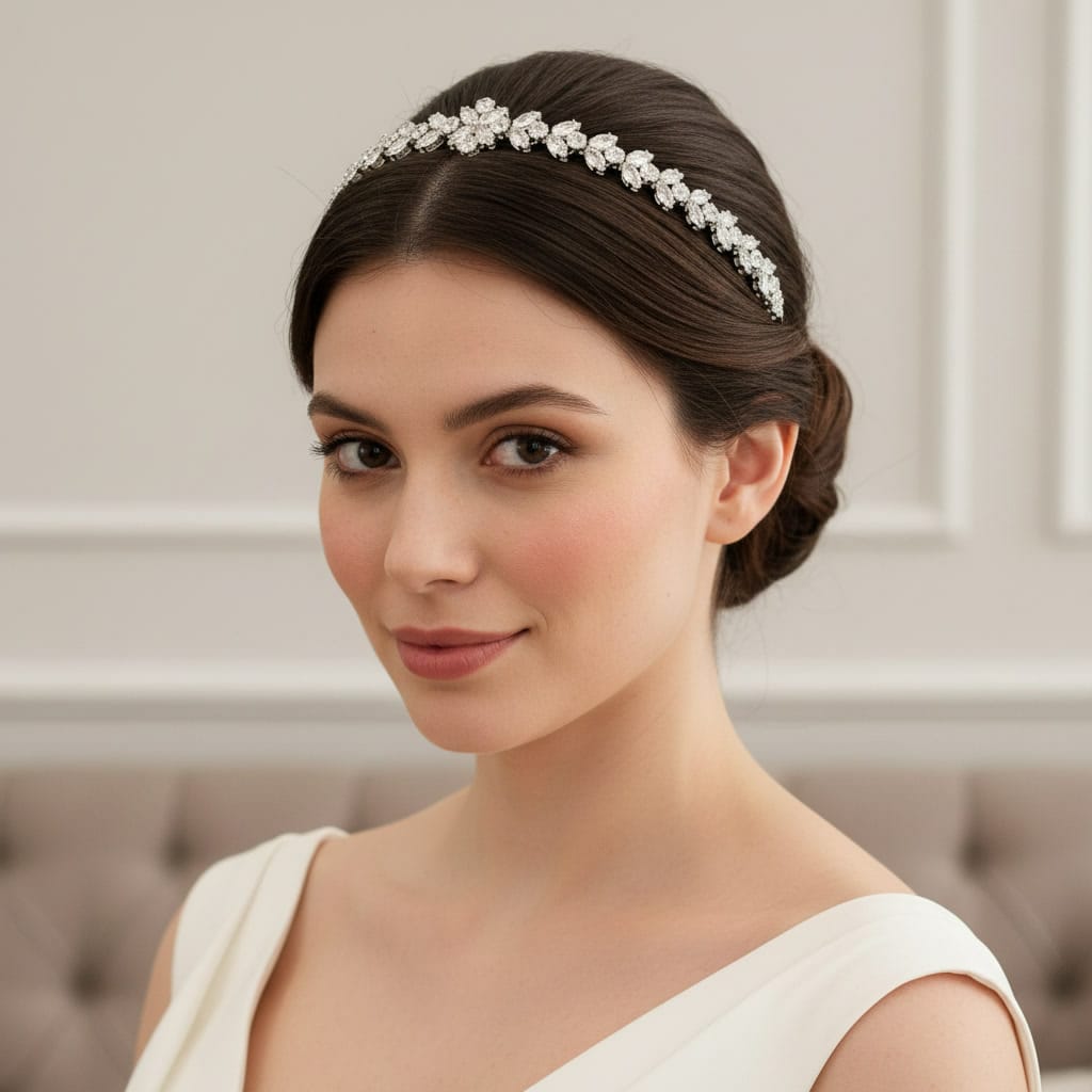 Tiara de zircônia 1D782AD