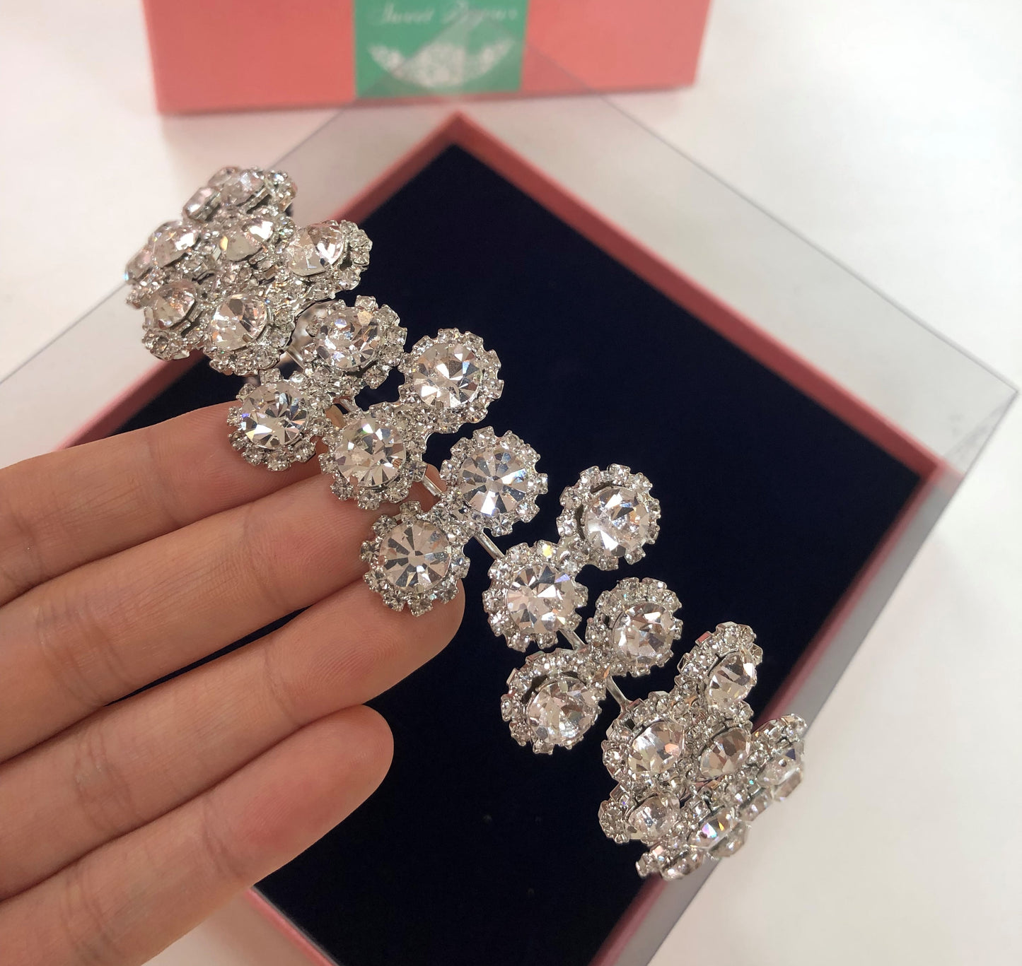 Tiara de noiva com cristais duplo 1368932