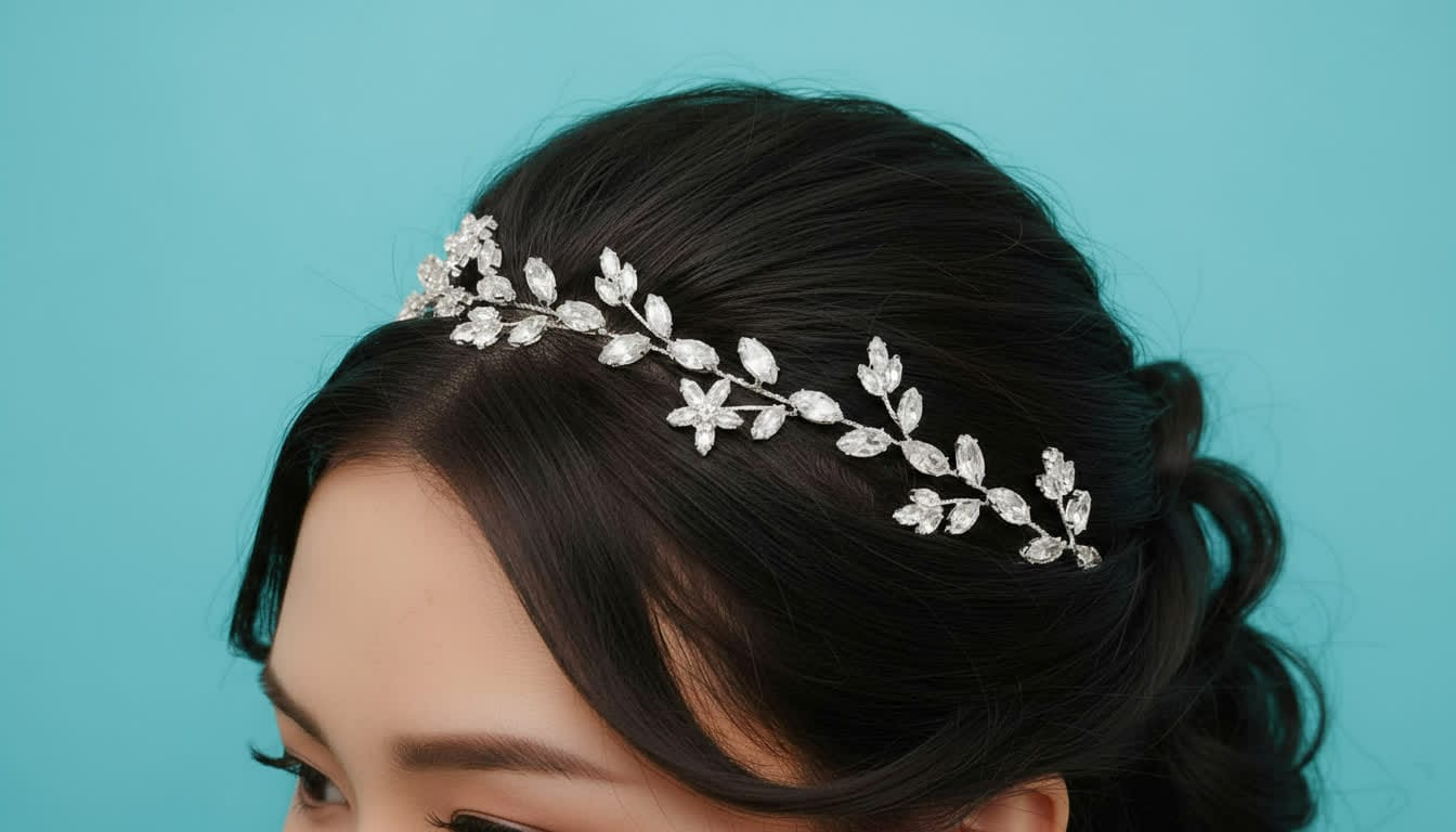 Tiara maleável de zircônia 2035C80