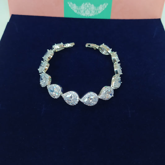 Pulseira gota de zircônia 1CDAFA8