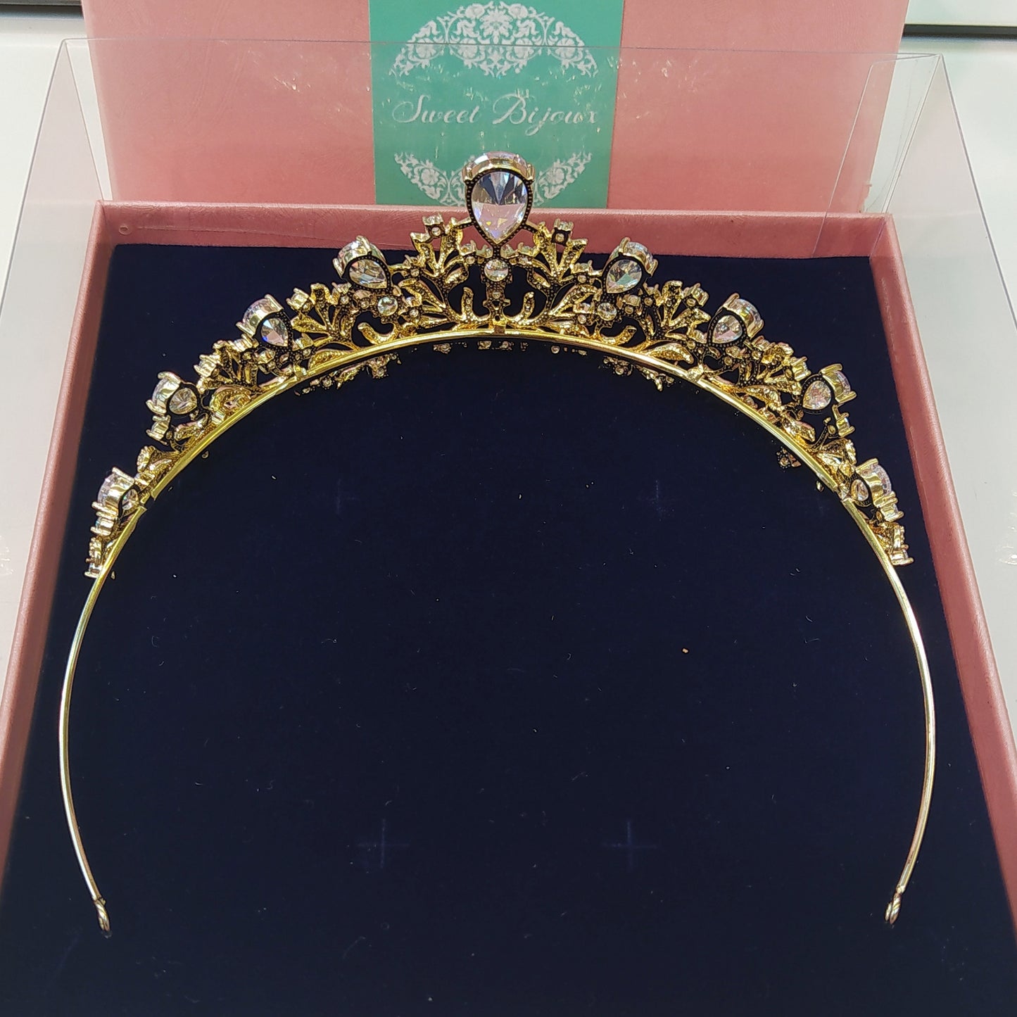 Coroa de noiva de zircônia 17CA0DF