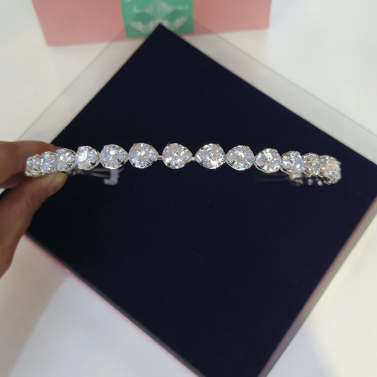 Tiara gotinhas de zircônia 12D53CB