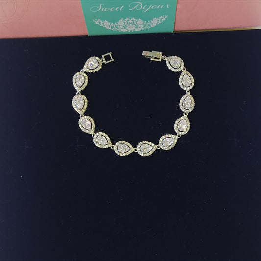 Pulseira gota de zircônia 2065A2C