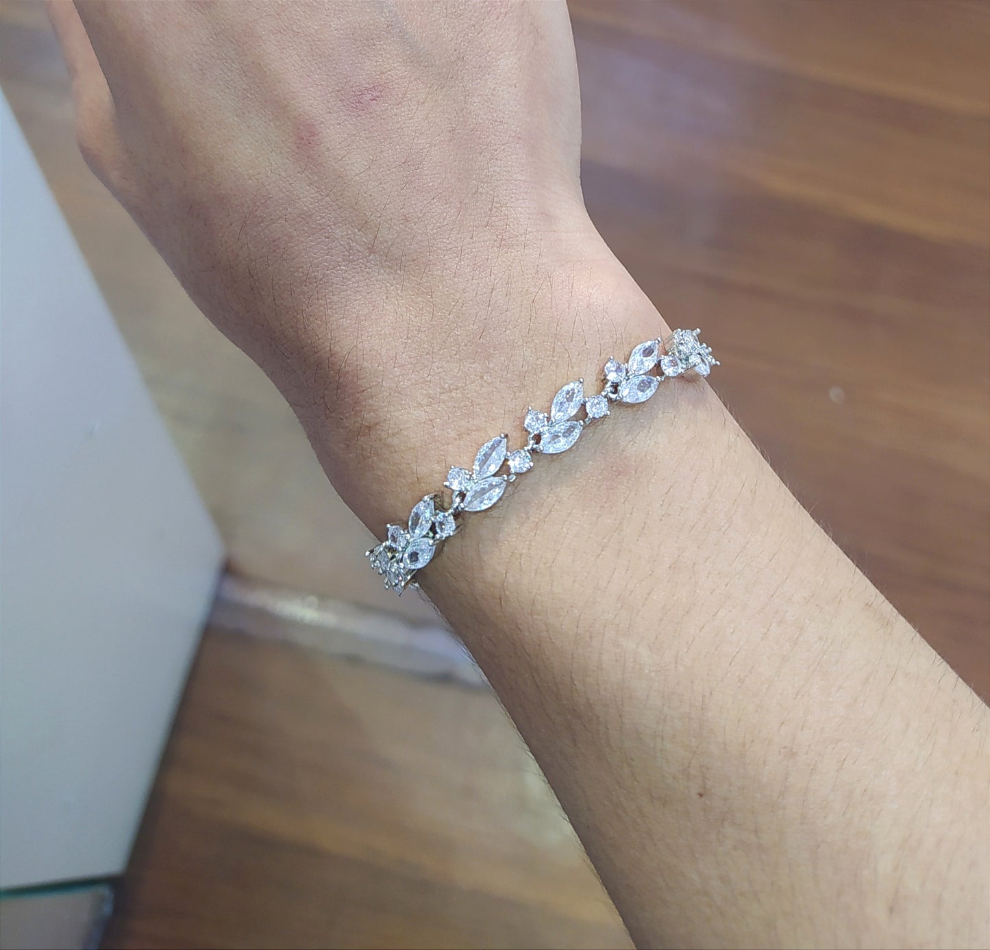 Pulseira de zircônia 1ACAB4E