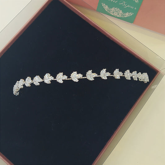 Tiara maleável de folhas de zircônia 1AF0FF6