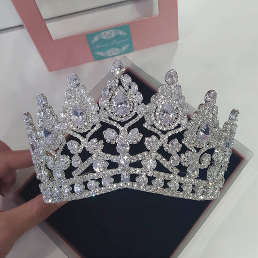 Coroa de miss e noiva com zircônia 146CCFC