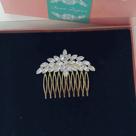 Arranjo de zircônia dourado 1BB1C2D
