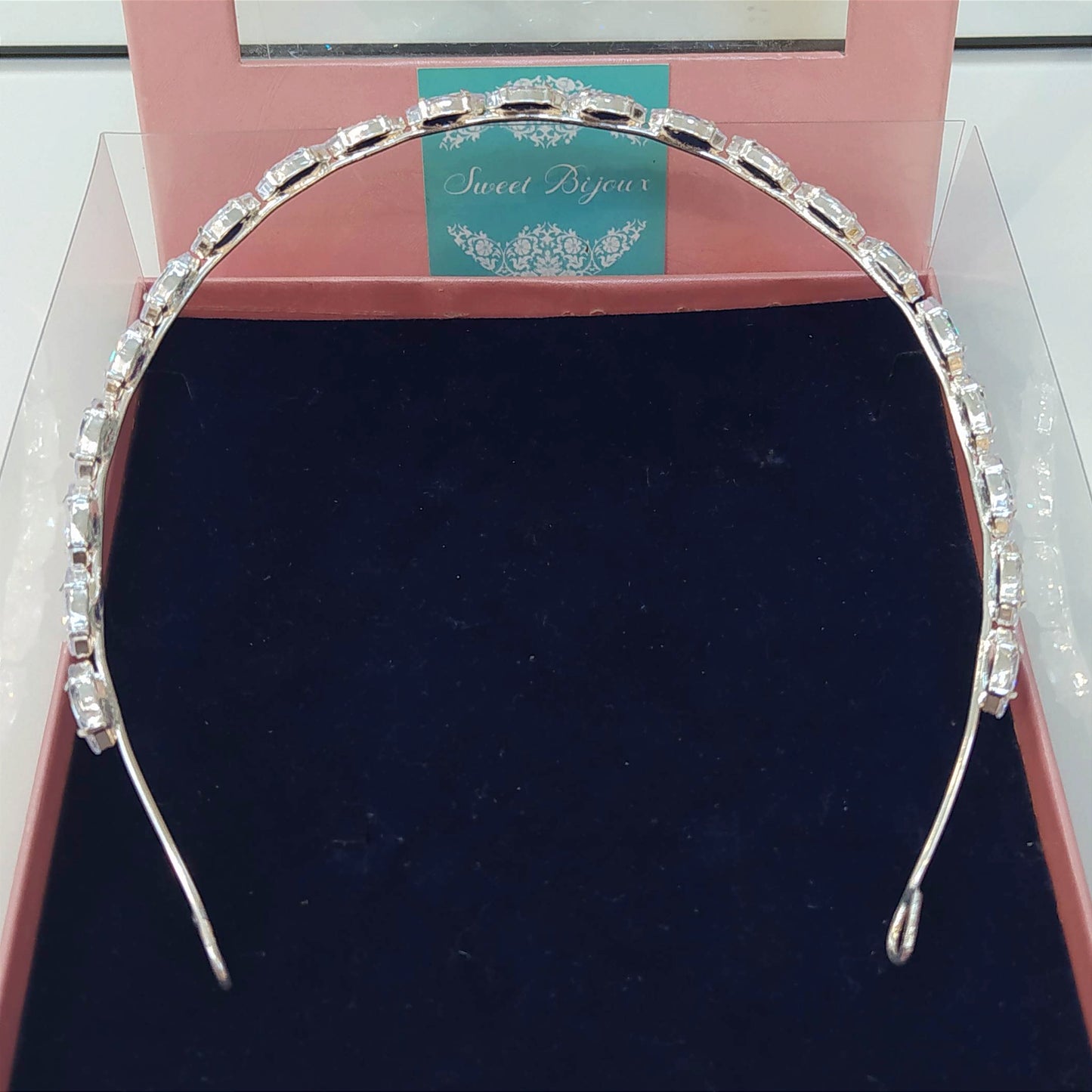 Tiara de zircônia 1E07008