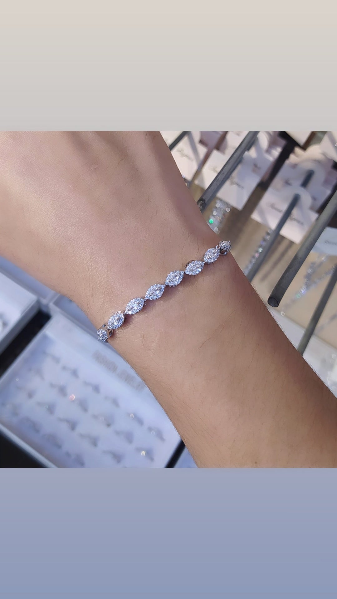 Pulseira de zircônia regulável 1E662EC