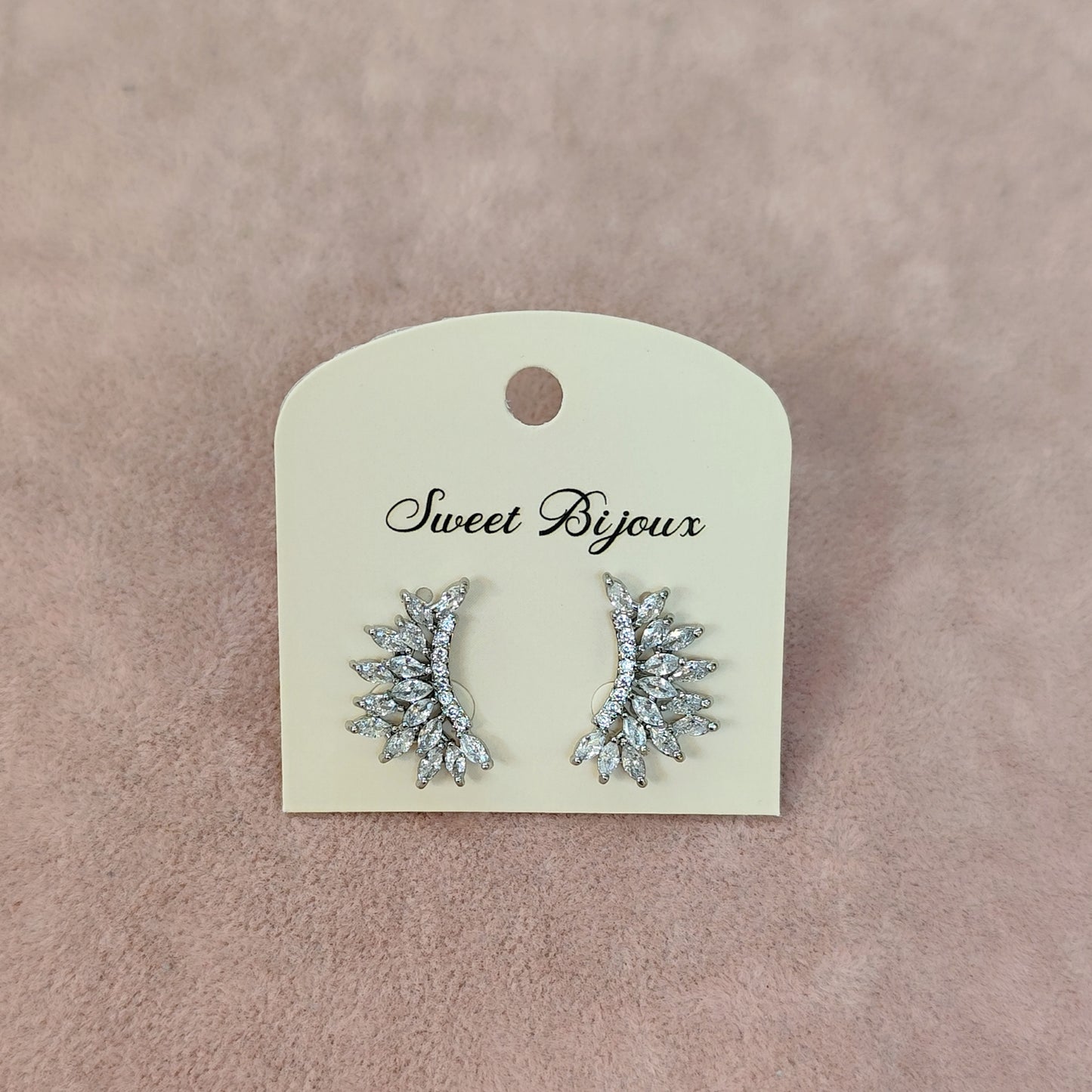 Brinco earcuff de zircônia  1F9B825