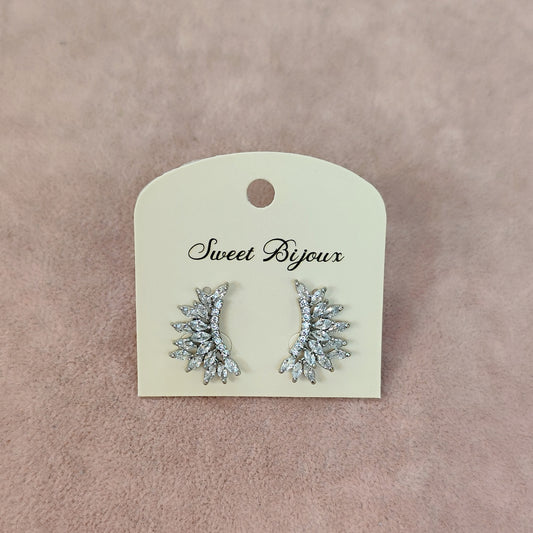 Brinco earcuff de zircônia  1F9B825