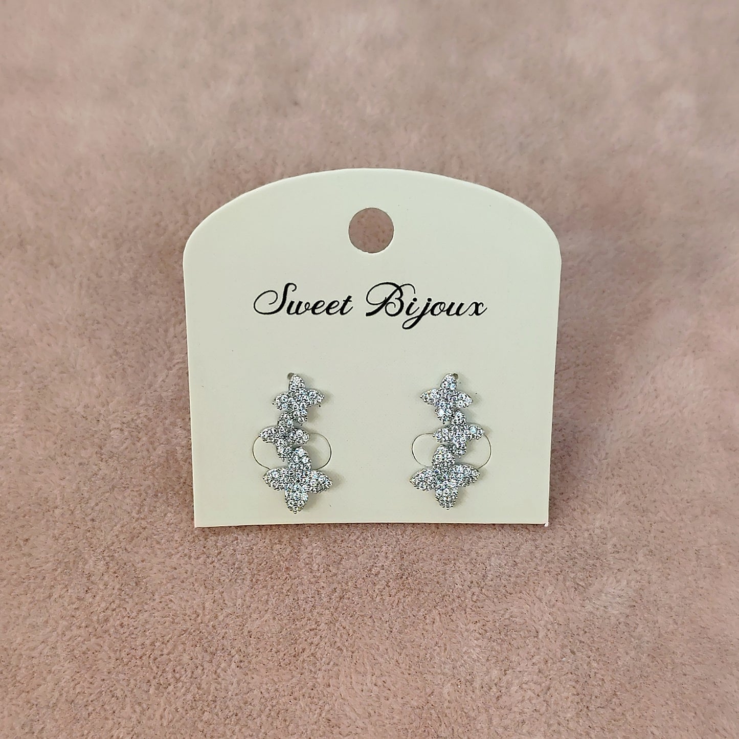 Brinco earcuff de zircônia 1F9B8BF