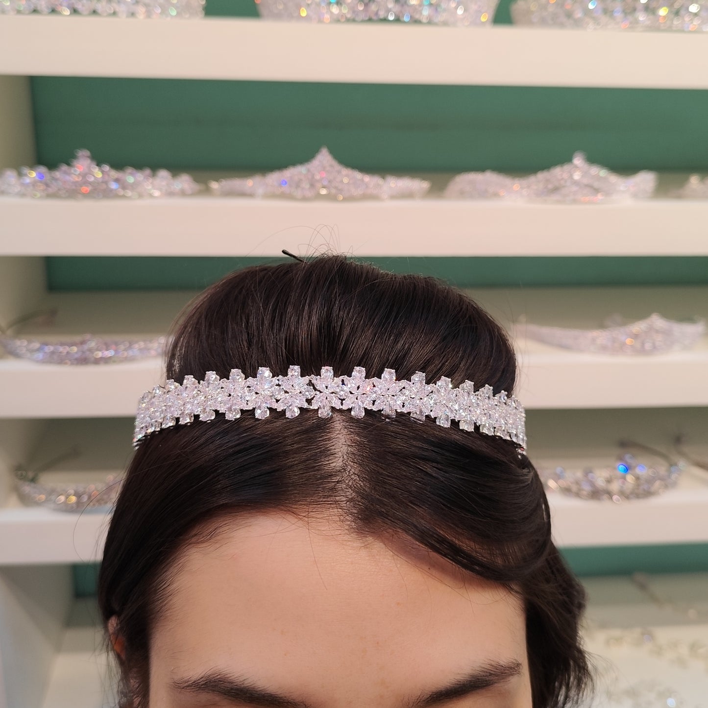 Tiara de zircônia 203275F