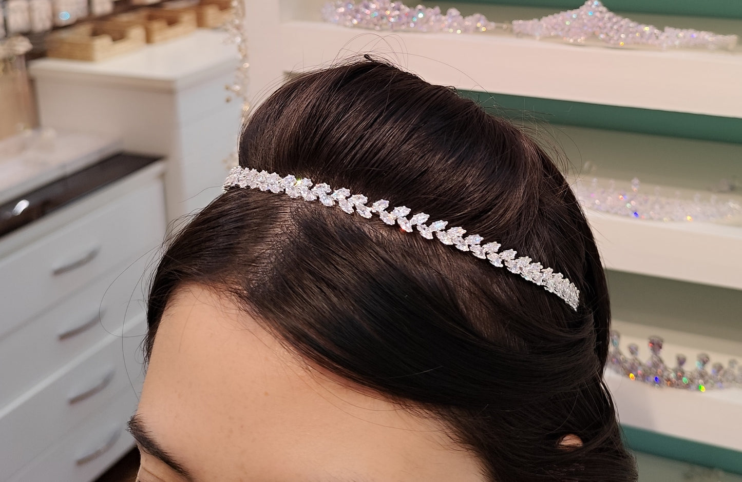Tiara de zircônia 2032898