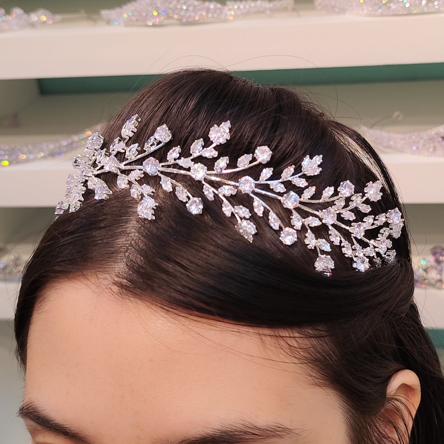 Tiara de zircônia 2033C7E
