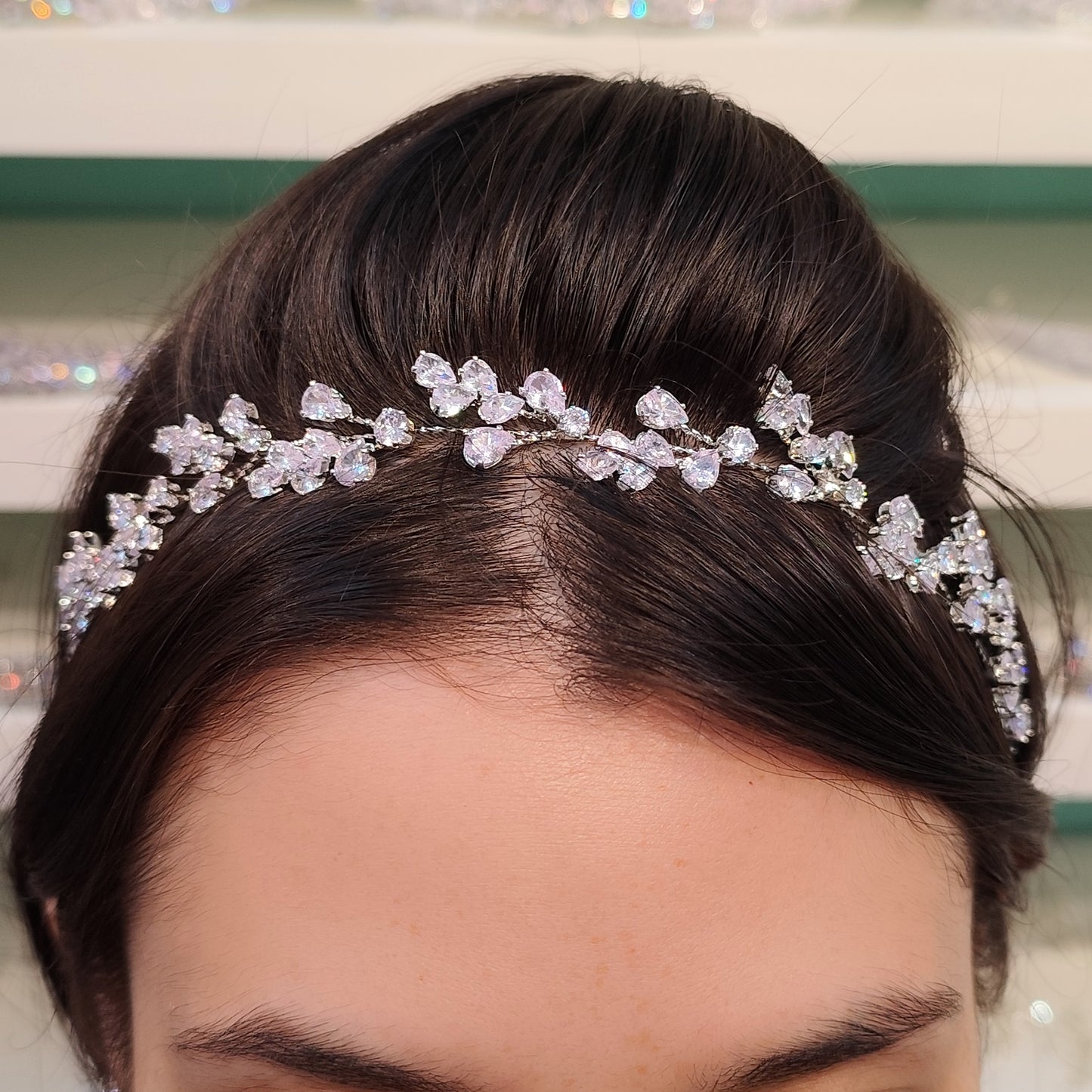 Tiara maleável de zircônia 2035CA6