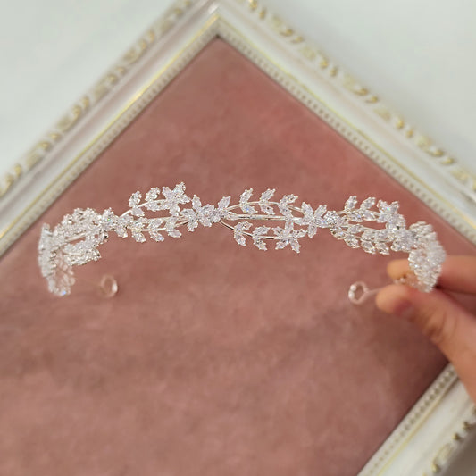 tiara de zircônia 203144A