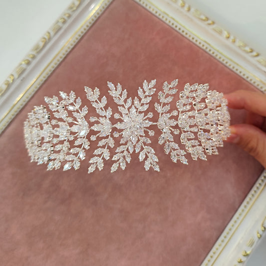 Tiara maleável de zircônia 2033C86