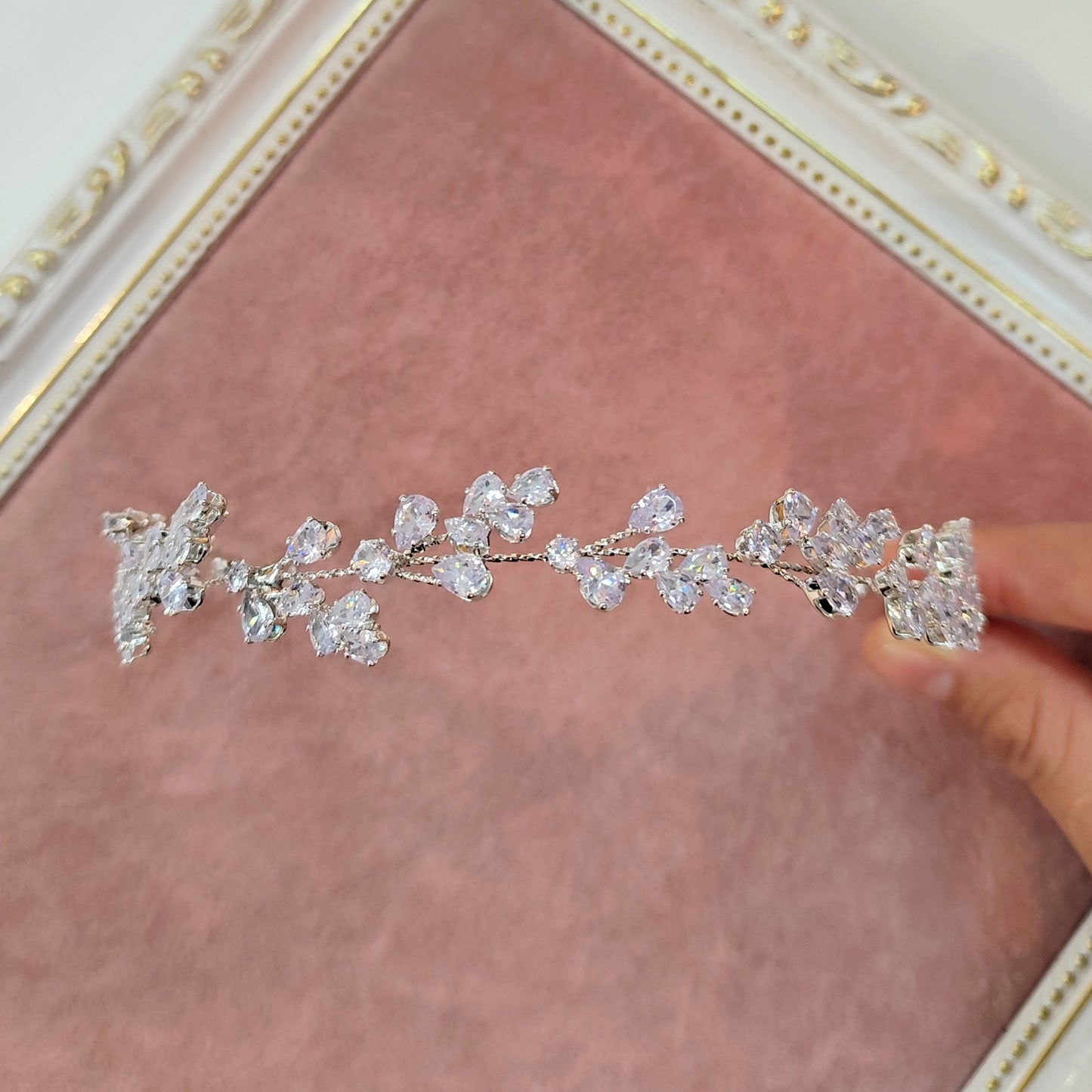 Tiara maleável de zircônia 2035CA6