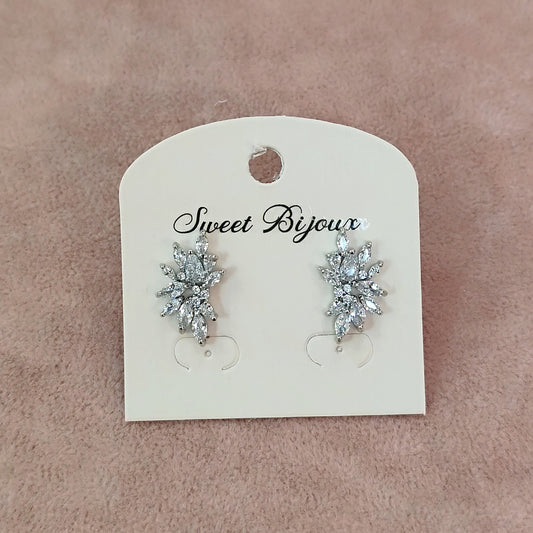 Brinco earcuff de zircônia 203E704