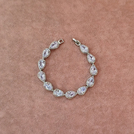 Pulseira gota de zircônia 2065C28