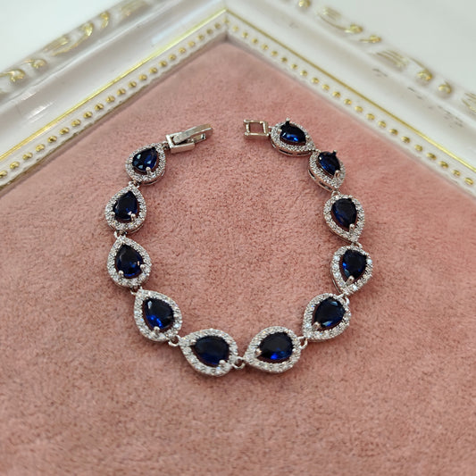 Pulseira de zircônia azul 207F541