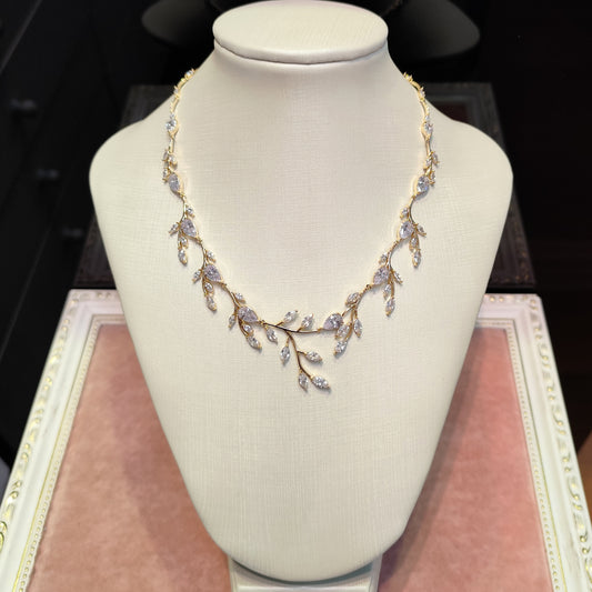 Colar de zircônia dourado 207C670