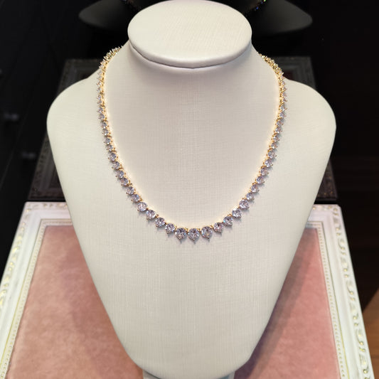 Colar de zircônia dourado 207C709
