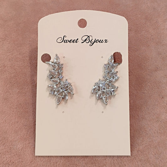 Brinco earcuff de zircônia 20A78CA