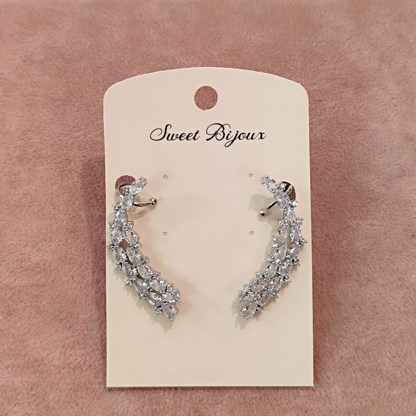 Brinco earcuff de zircônia 20AA974