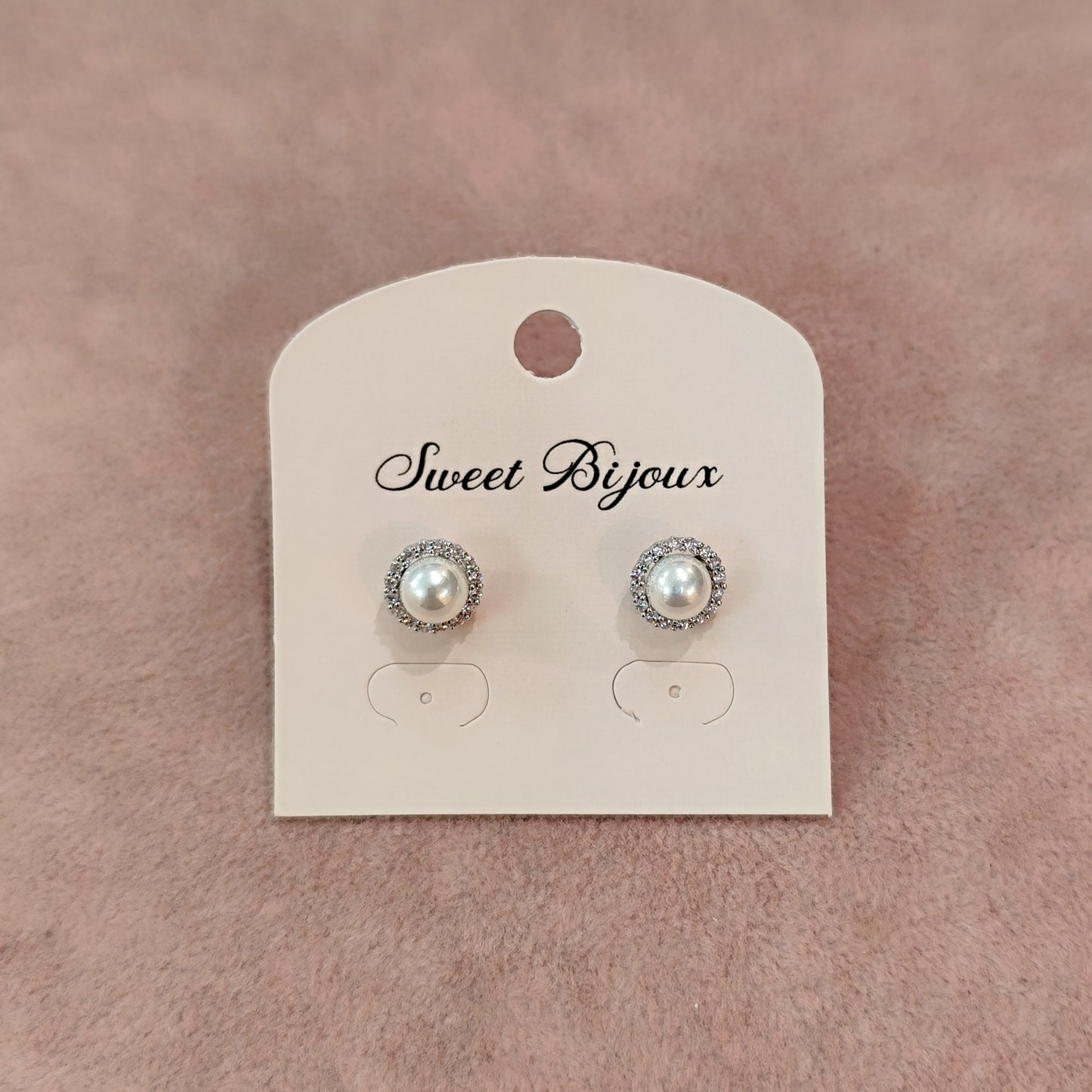 Brinco de pérola com zirccônia M 20AAD89