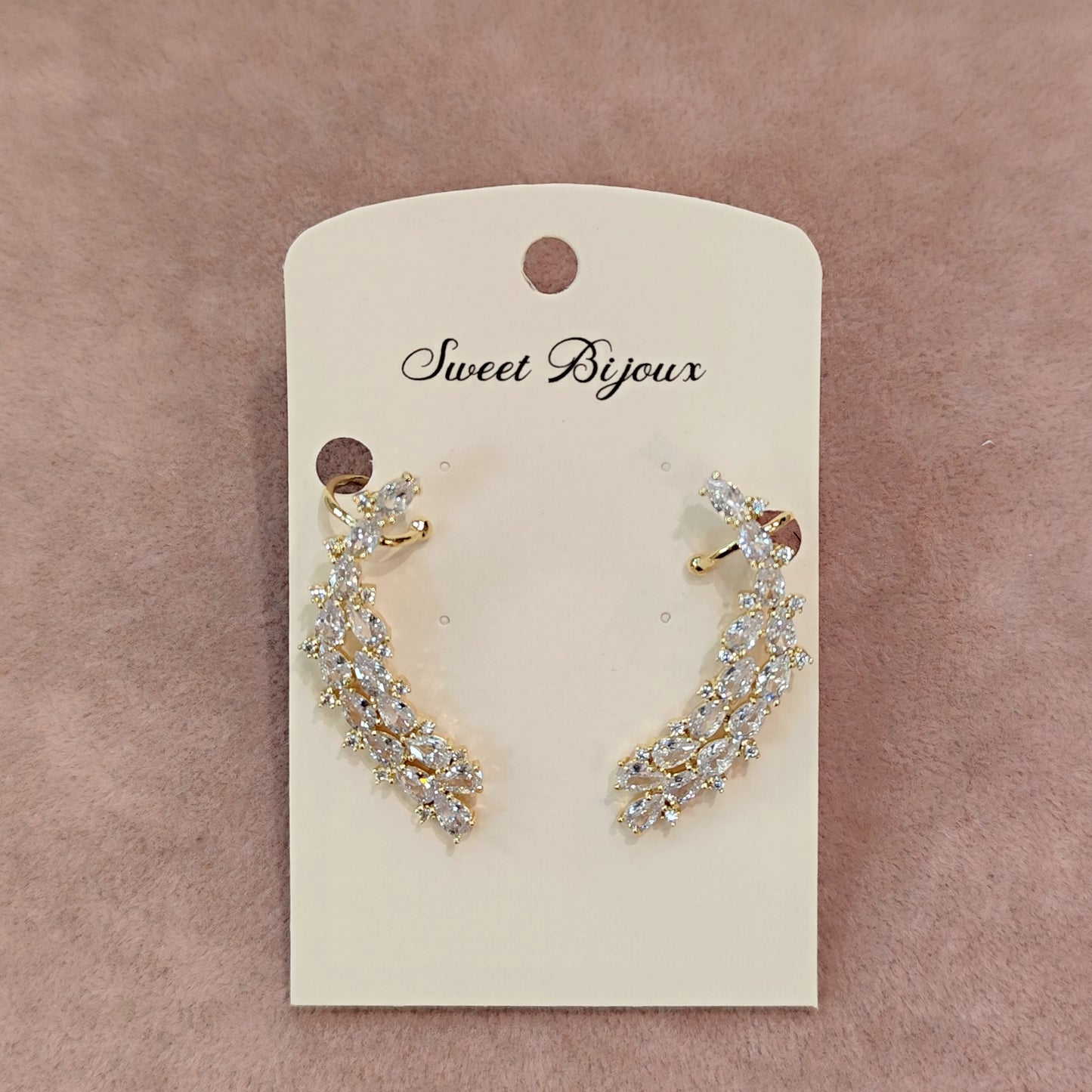 Brinco earcuff de zircônia 20AA974