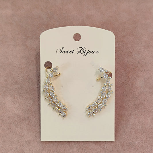 Brinco earcuff de zircônia 20AA974
